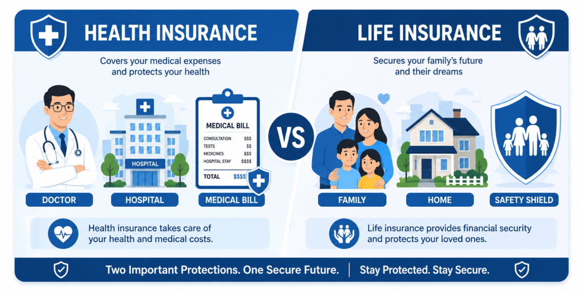 Difference Between Health Insurance and Life Insurance