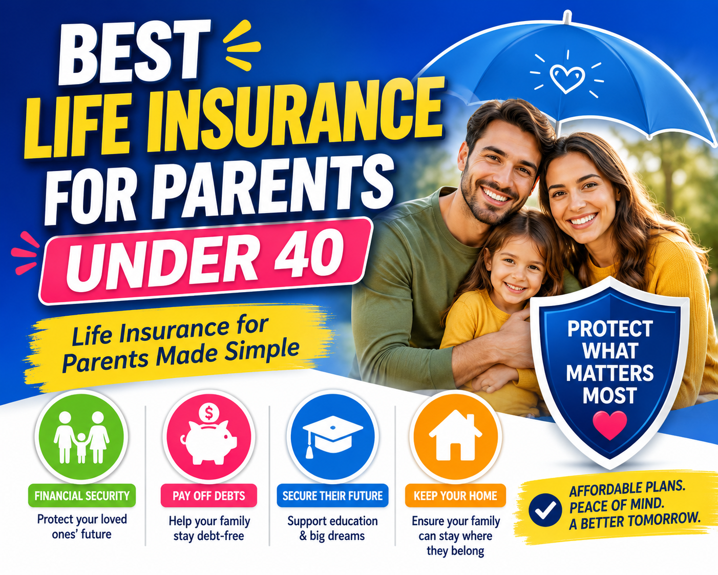 Best Life Insurance for Parents Under 40: Life Insurance for Parents Made Simple