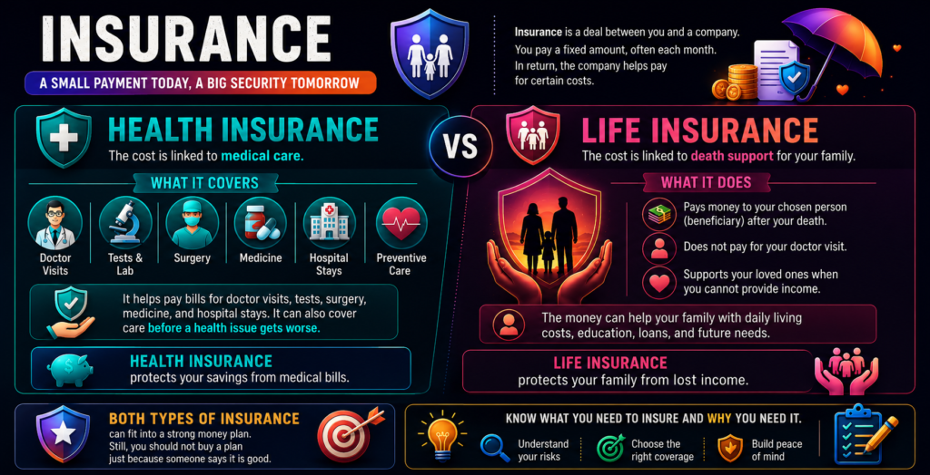 Insurance Basics: What Health Insurance and Life Insurance Really Mean